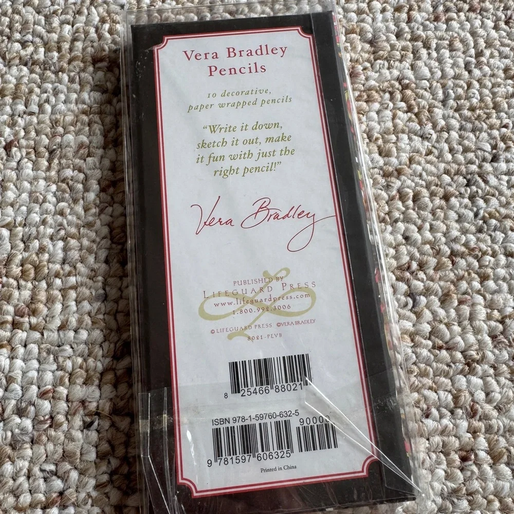 Vera Bradley Multicolor Pencils Set